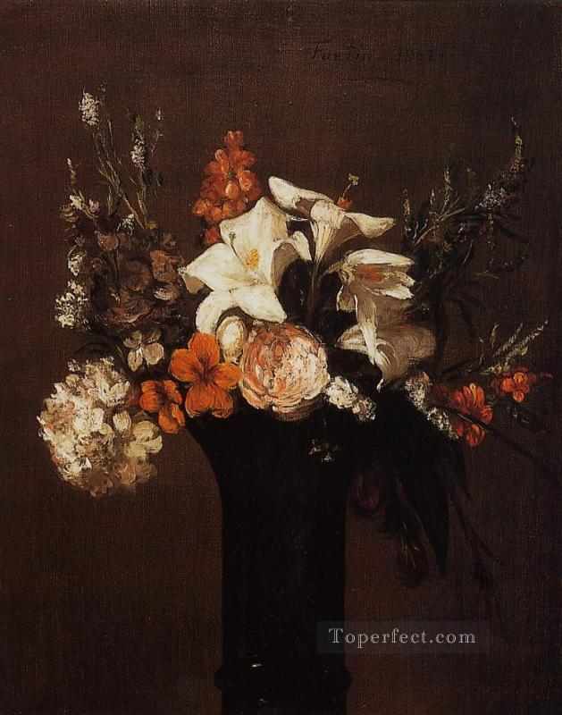 Flowers6 flower painter Henri Fantin Latour Oil Paintings